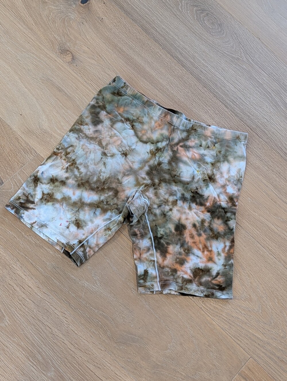 New Tiedye Biker Shorts